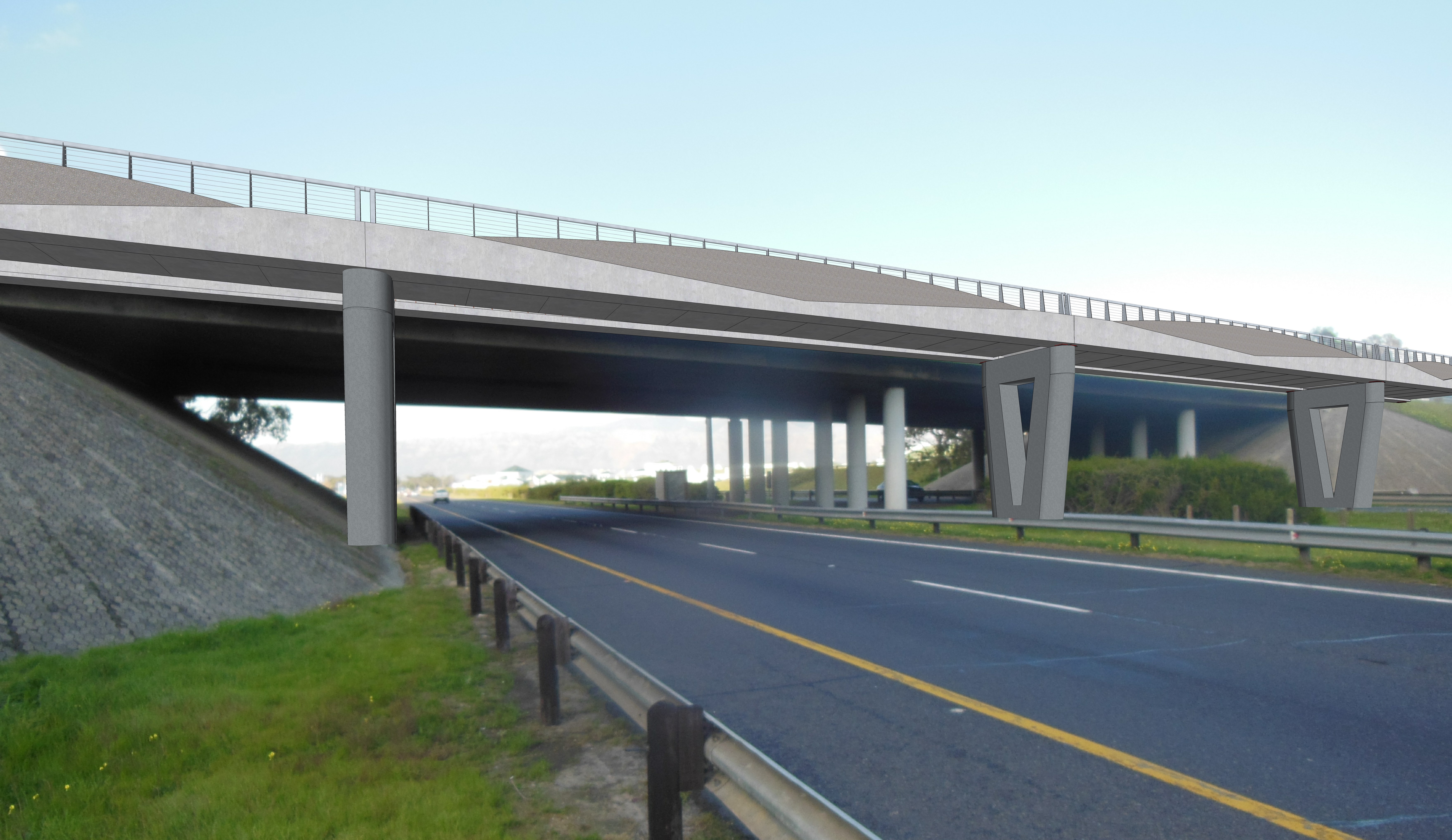 Figure 5: 3D rendering of proposed final option