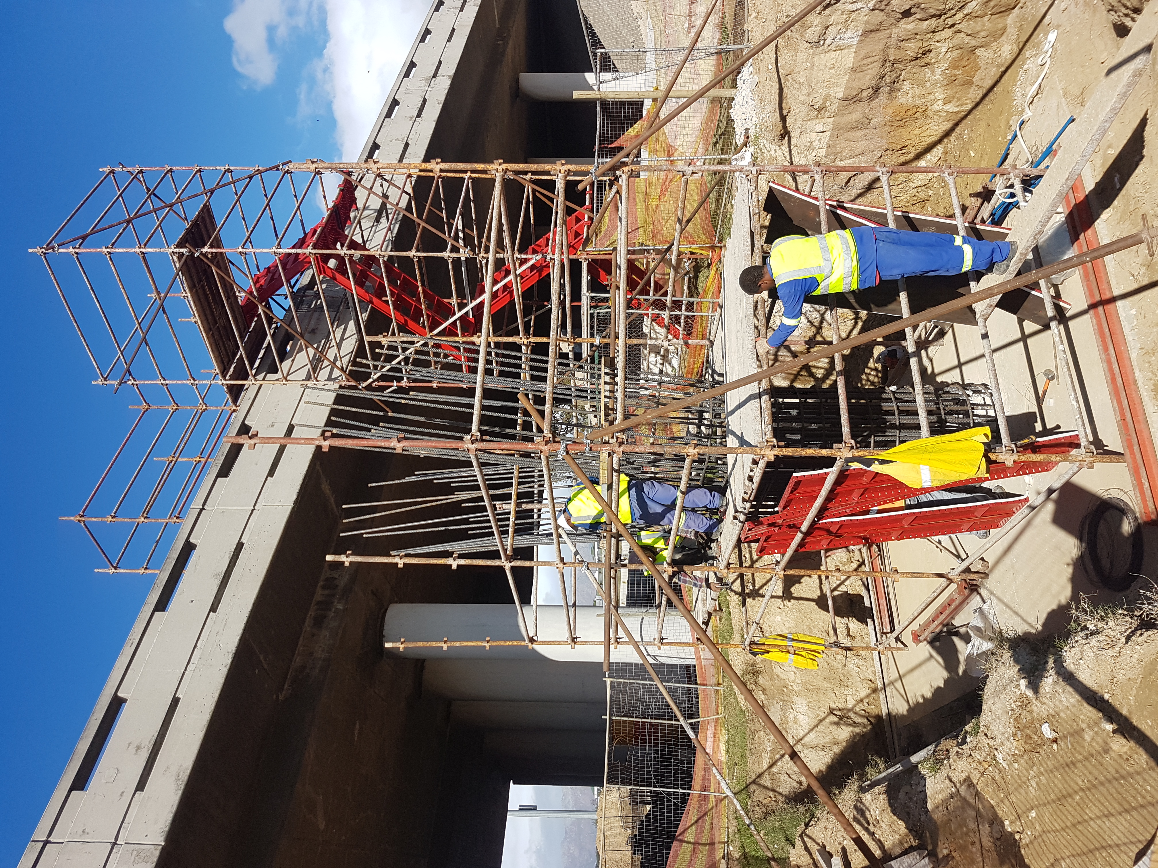 Figure 9: Pier Reinforcement (Photo Credit: W Scheepers)