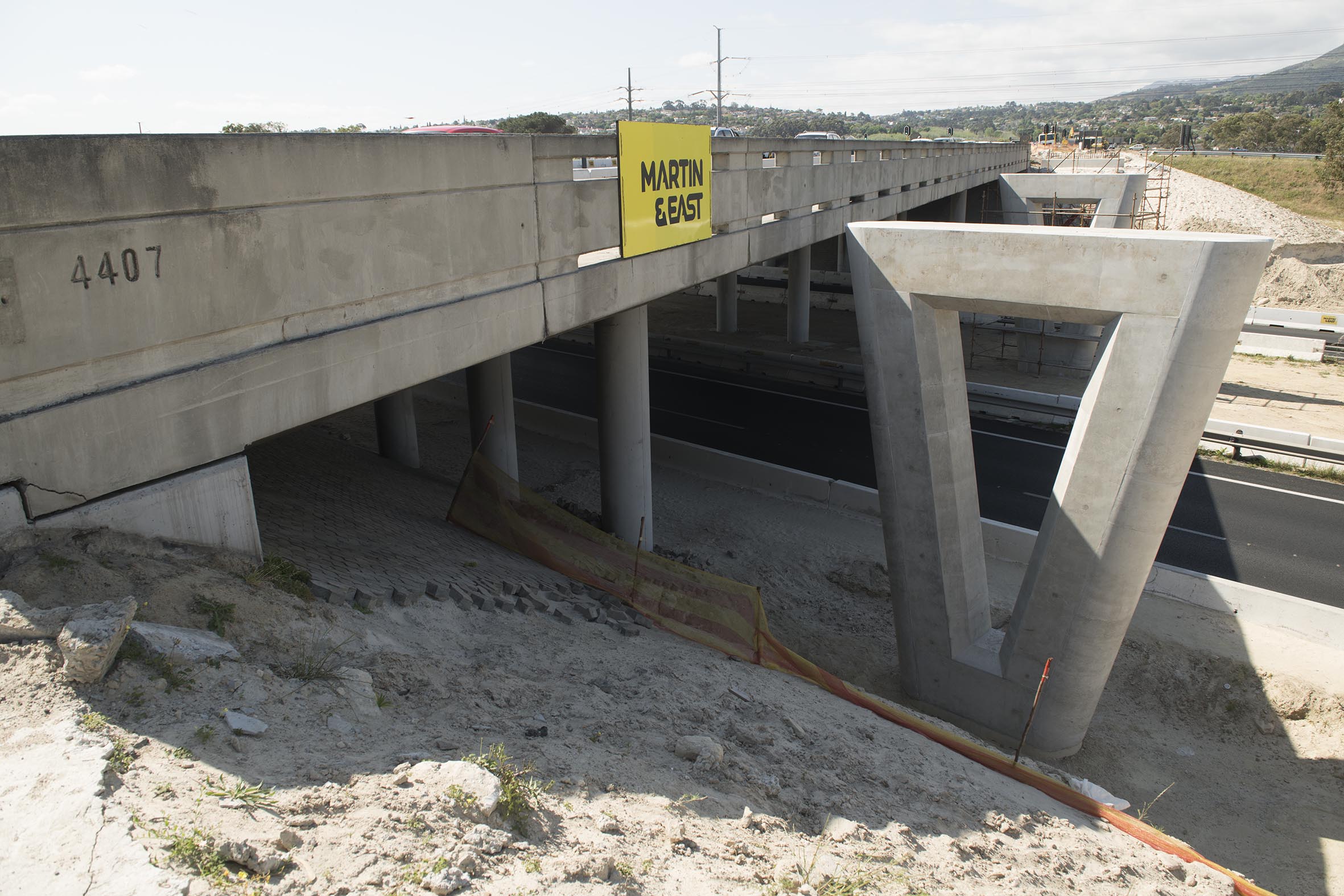 Figure 10: Completed Piers (Photo Credit: W Scheepers)